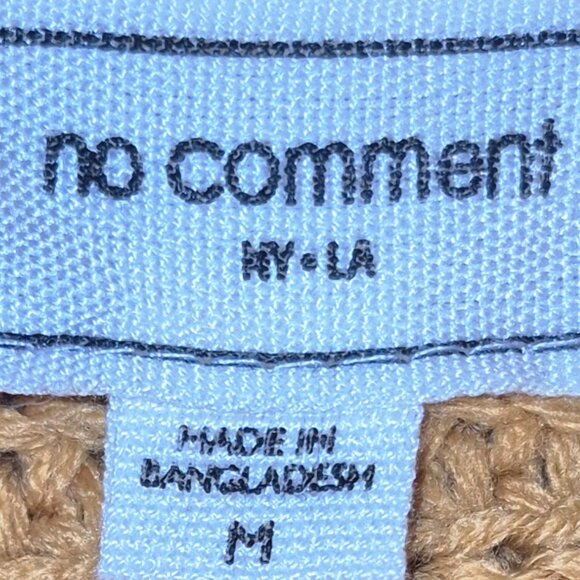 NO COMMENT sweater dress/long sweater, Gold knit in size Medium - Picture 16 of 16